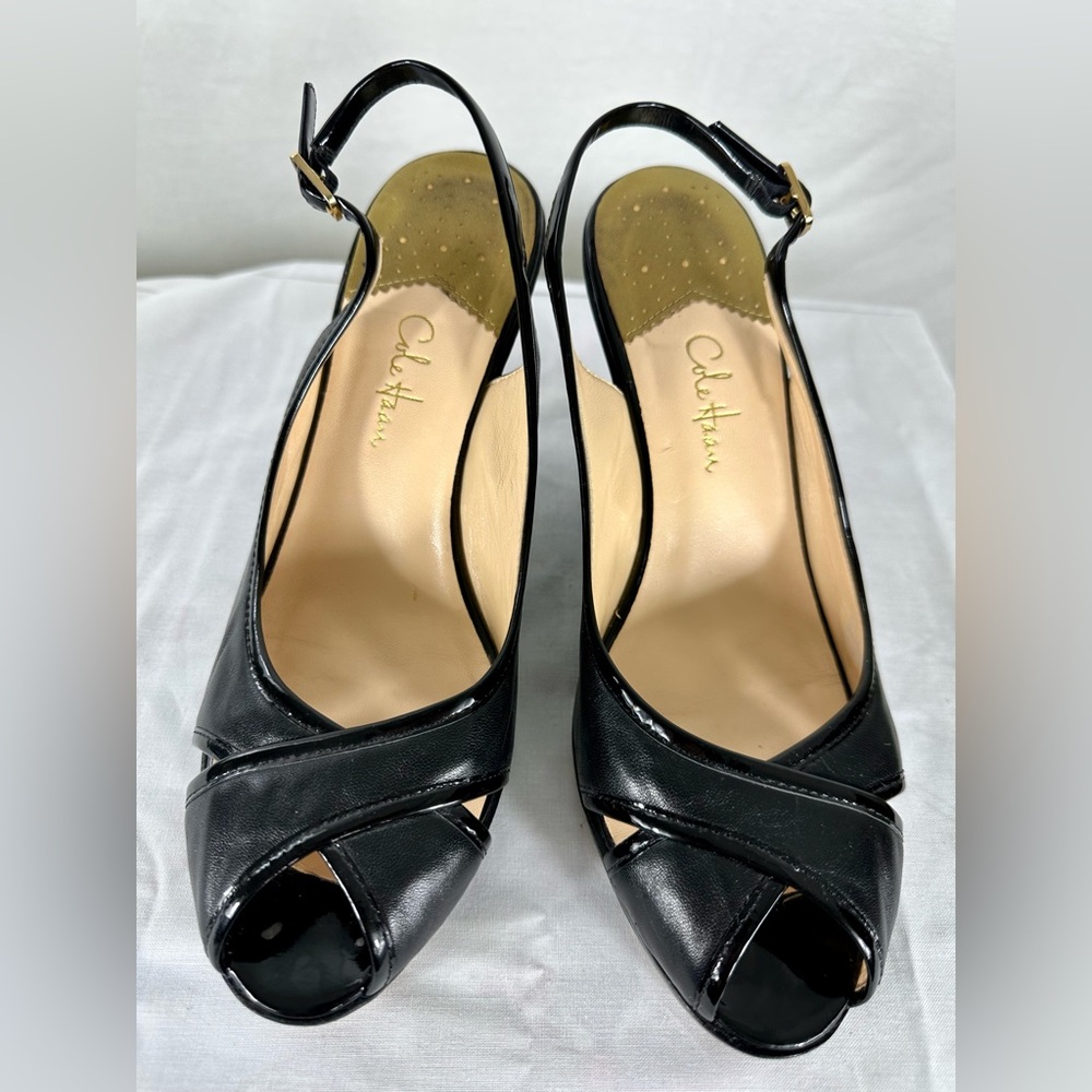 Black Cole Haan Wedges Size 8 - Picture 4 of 4